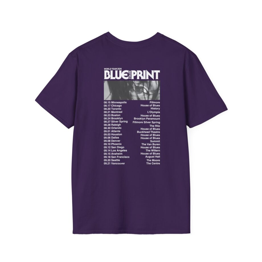 Colde 'BLUEPRINT' NA Tour Unisex Softstyle T-Shirt