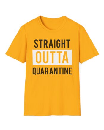 Nwa Straight Outta Quarantine Unisex Softstyle T-shirt