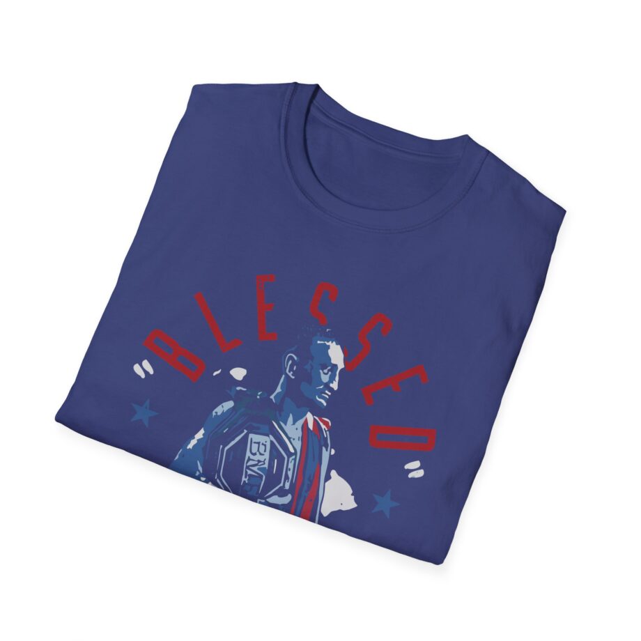 Max Holloway Blessed Bmf Champion Unisex Softstyle T-shirt