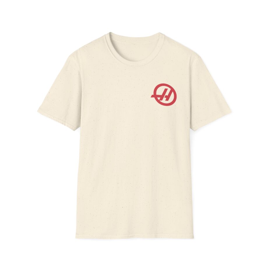 Haas F1 Small Logo Unisex Softstyle T-Shirt
