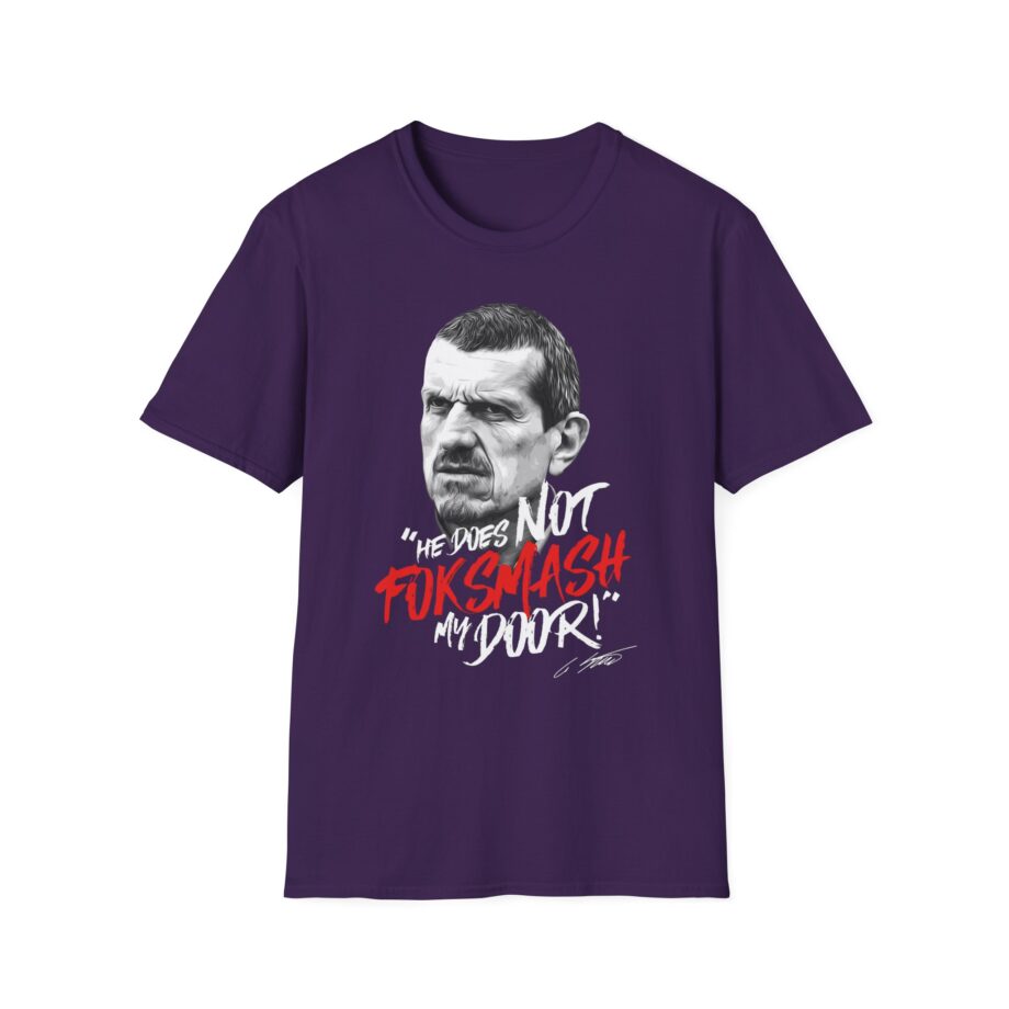 Haas F1 Foksmash-face Unisex Softstyle T-Shirt