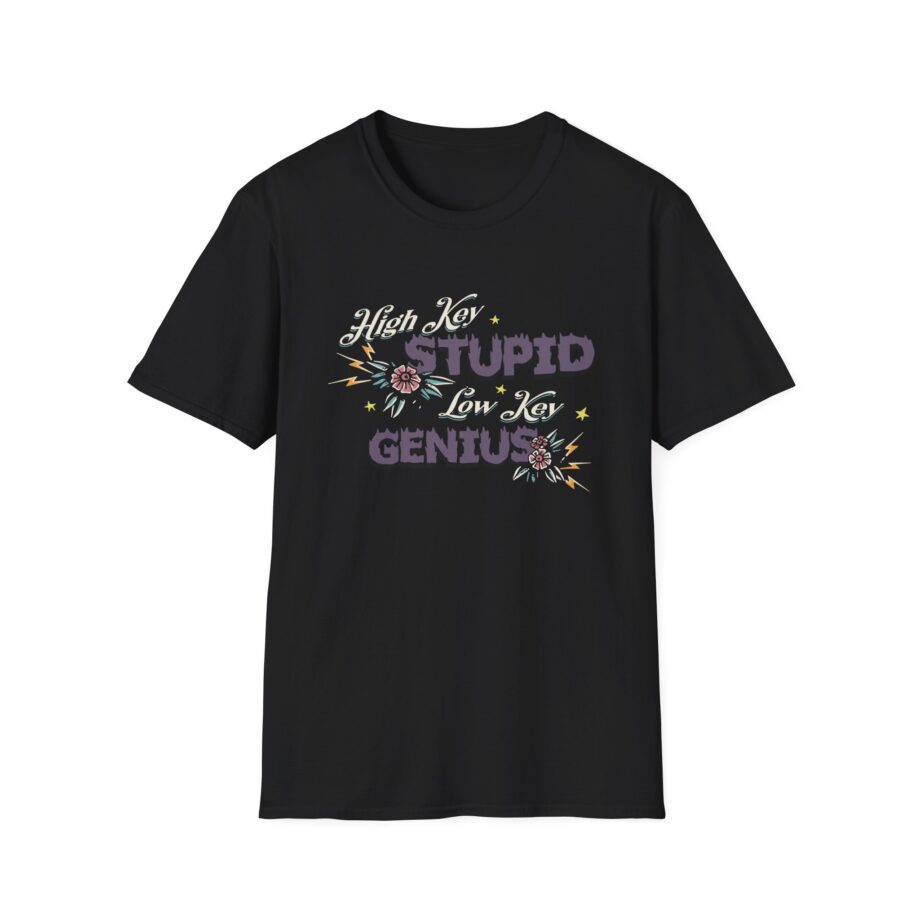 Kallmekris High Key Stupid Genius  Unisex Softstyle T-Shirt