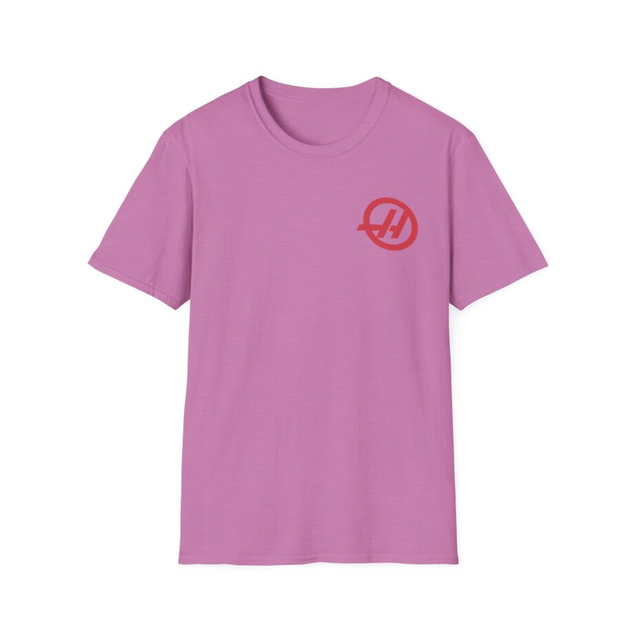 Haas F1 Small Logo Unisex Softstyle T-Shirt