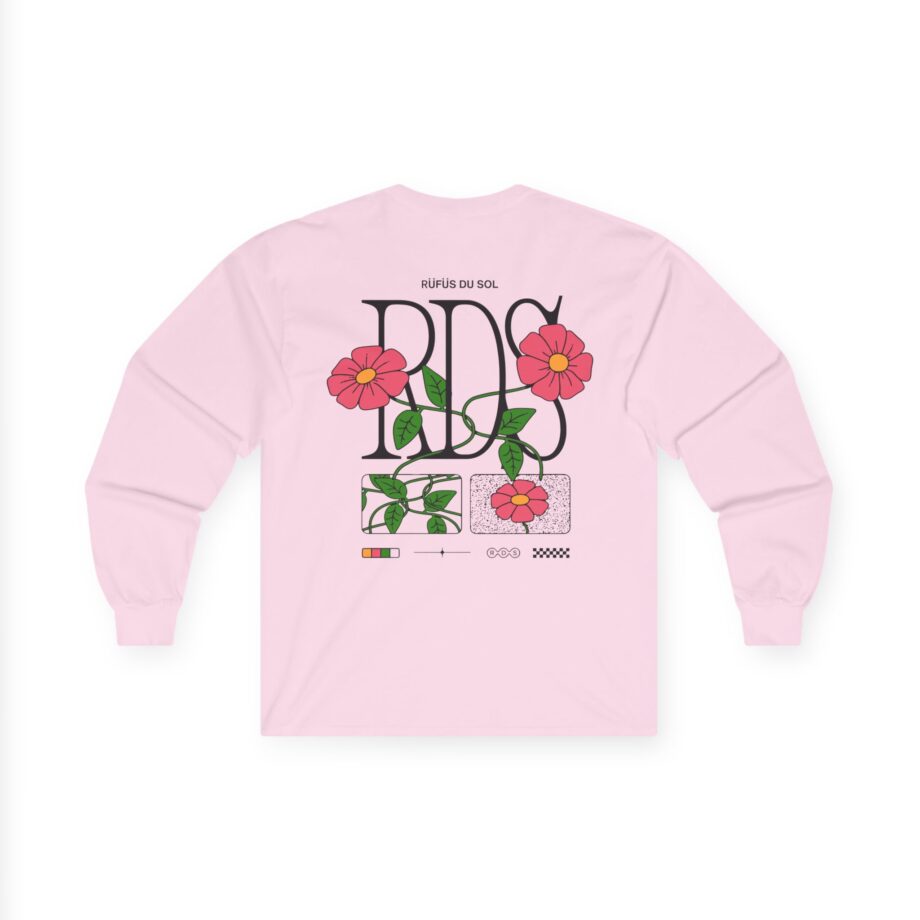Rufus Du Sol Flower Ecru Unisex Ultra Cotton Long Sleeve Tee
