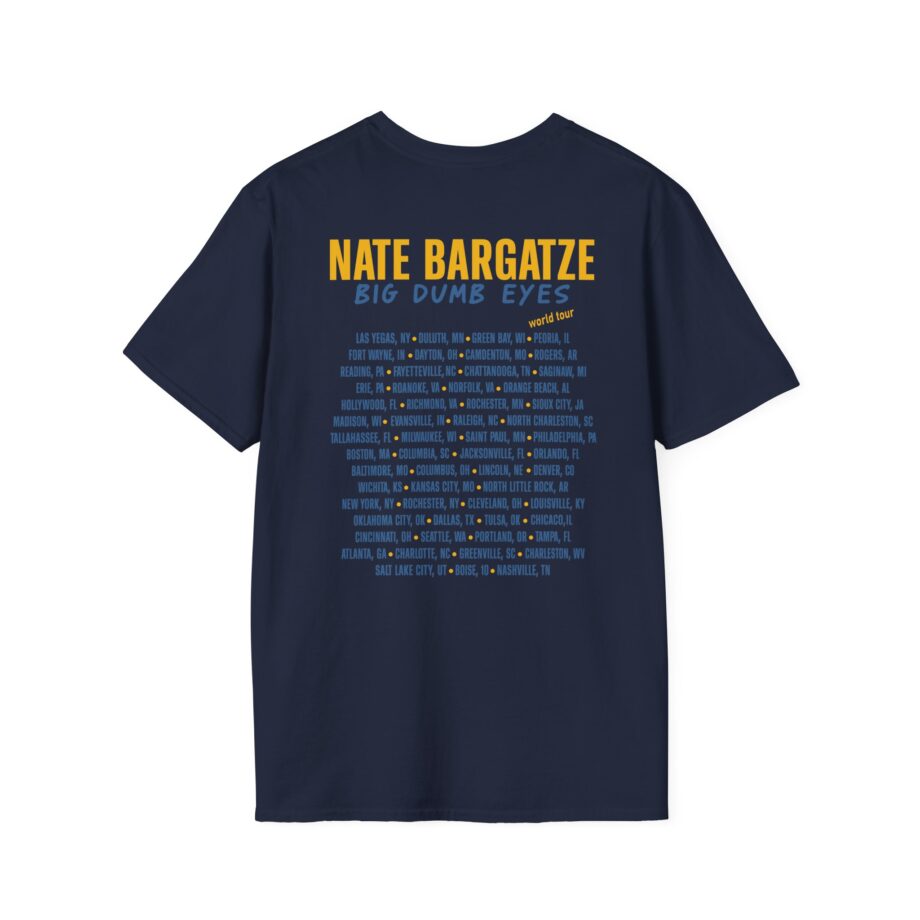 Nate Bargatze Big Dumb Eyes Tour Unisex Softstyle T-Shirt