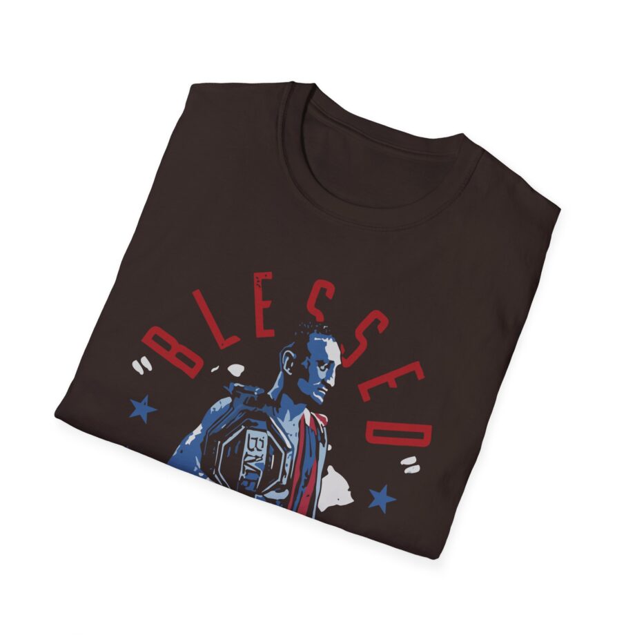 Max Holloway Blessed Bmf Champion Unisex Softstyle T-shirt