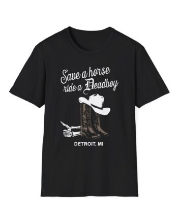 Bones Save a Horse Ride a Deadboy Unisex Softstyle T-shirt