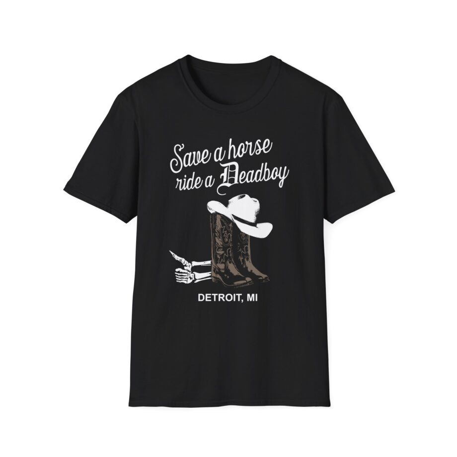 Bones Save a Horse Ride a Deadboy Unisex Softstyle T-shirt