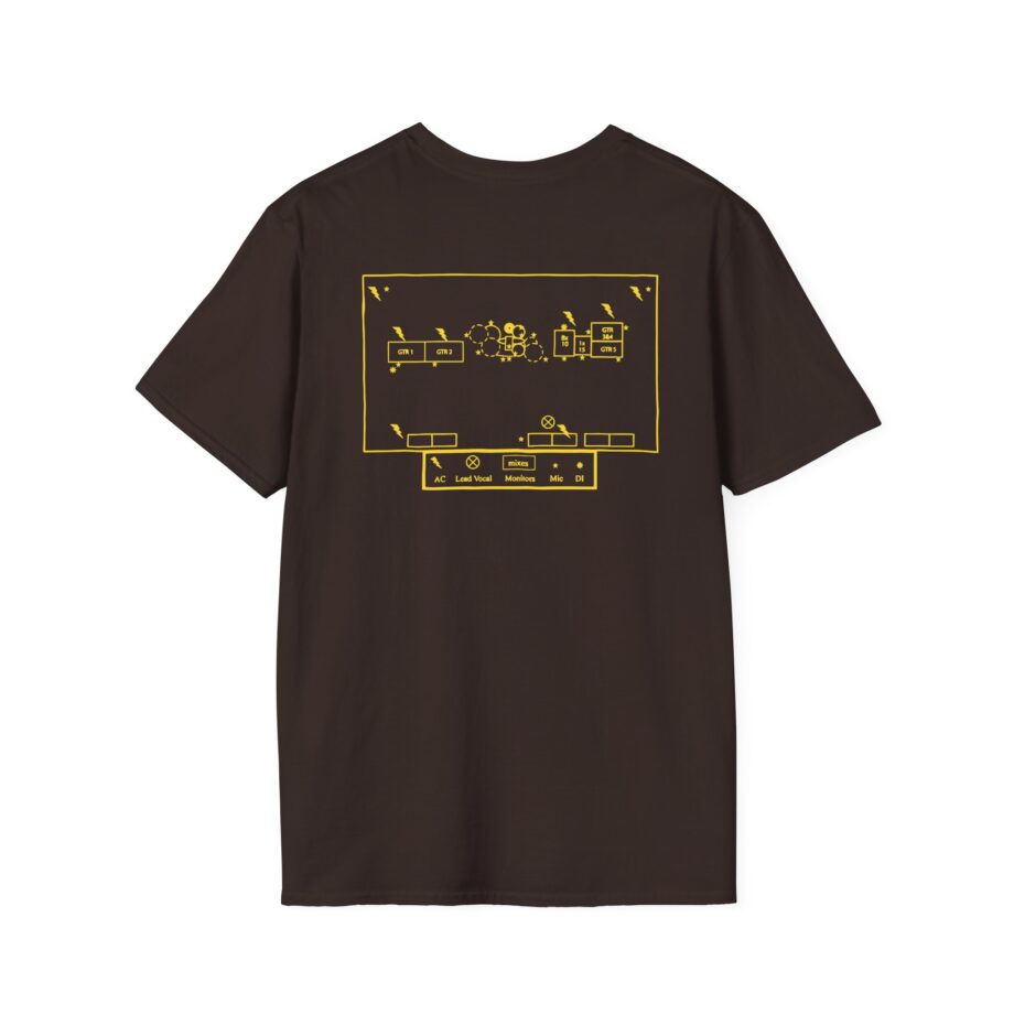 Clutch Flaming Stage Plot Unisex Softstyle T-Shirt