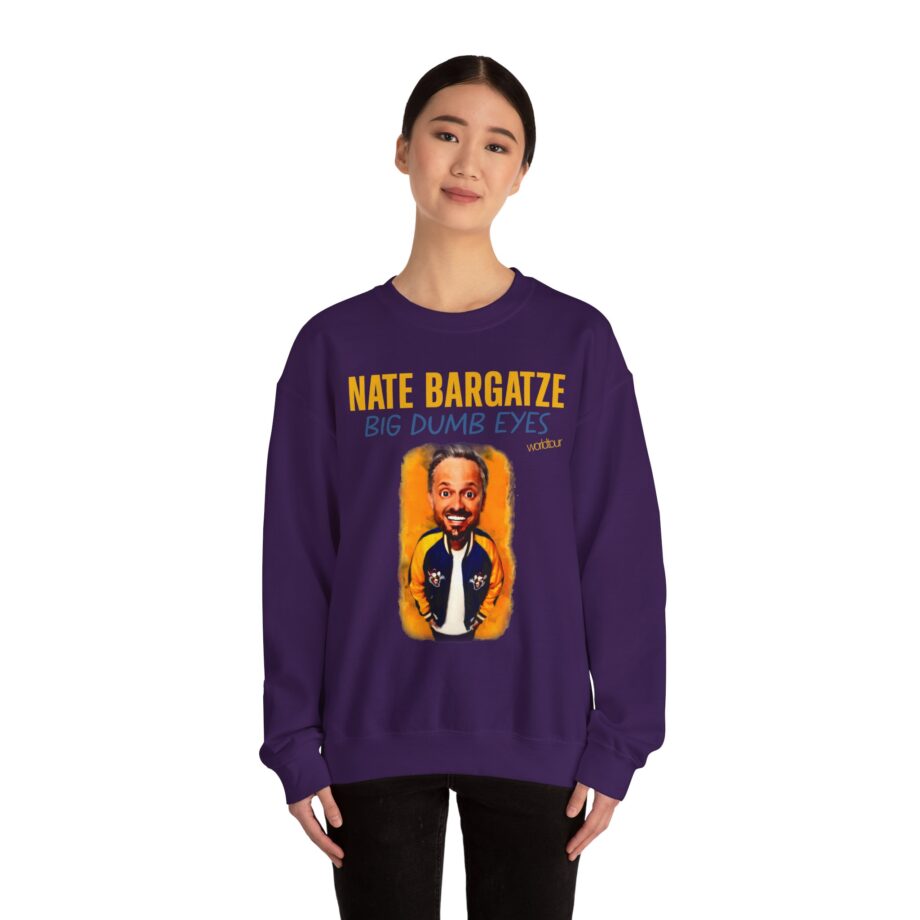 Nate Bargatze Big Dumb Eyes Tour Unisex Heavy Blend™ Crewneck Sweatshirt