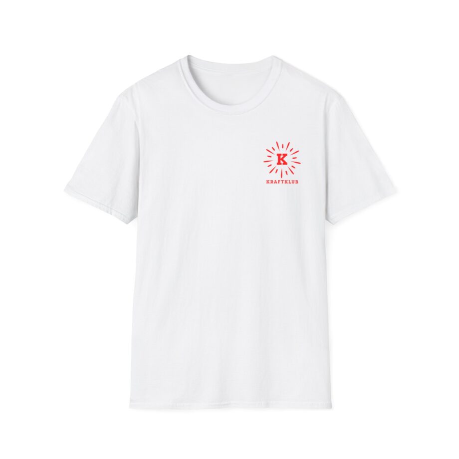 Kraftklub Glowing K Unisex Softstyle T-shirt