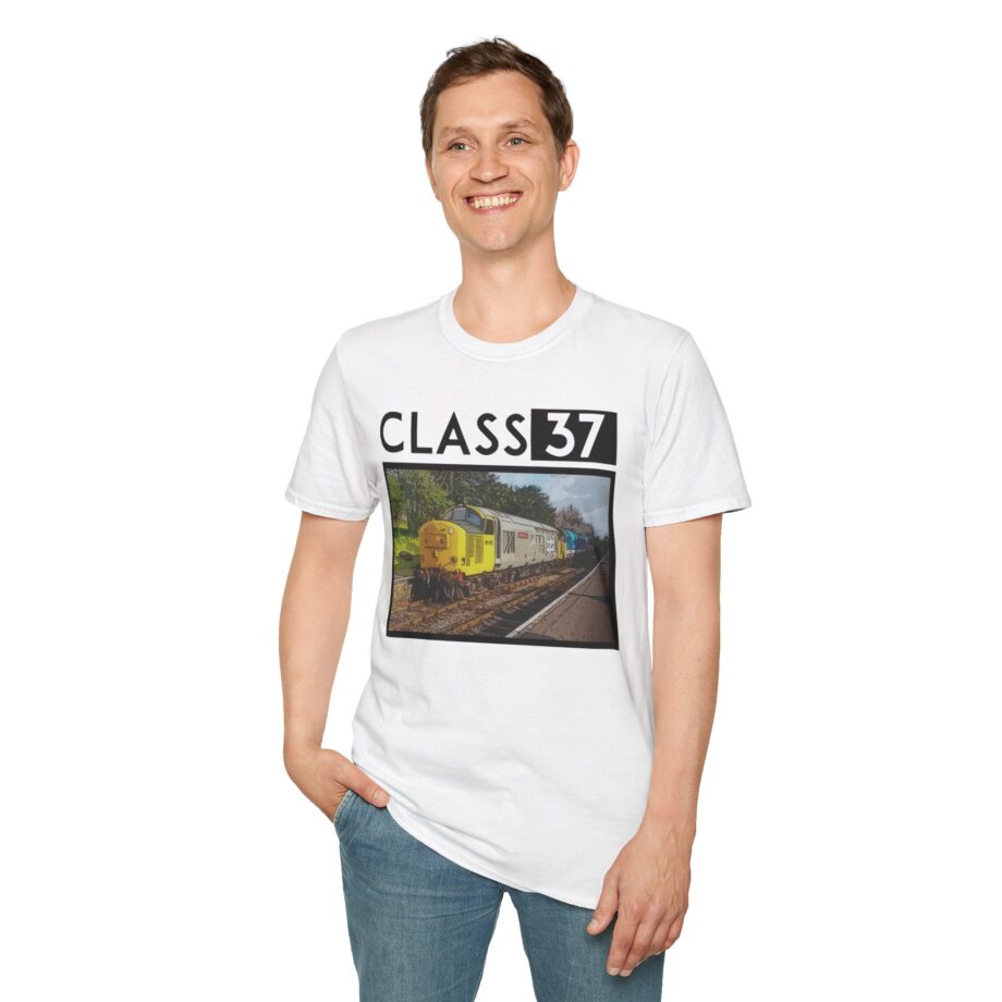 Ryan Windridge Class 37 Train Unisex Softstyle T-shirt