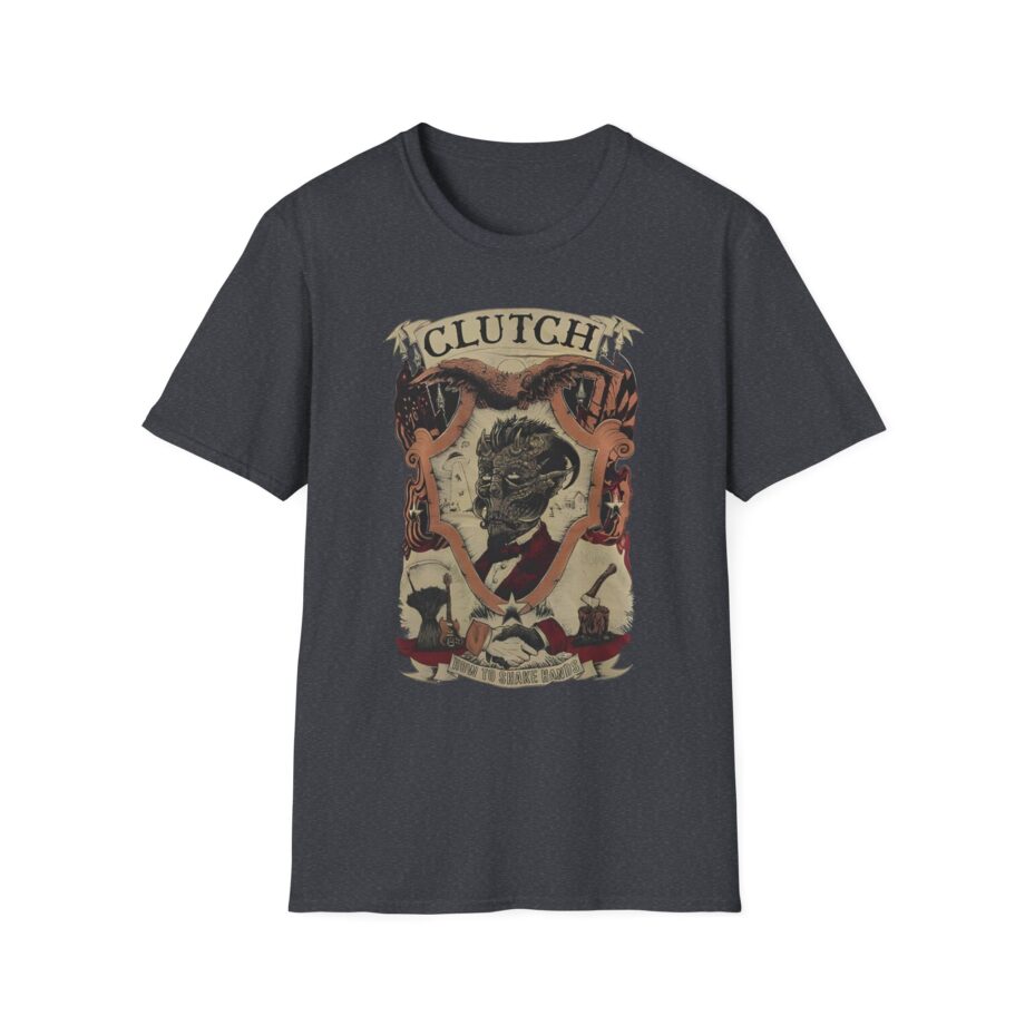 Clutchv How To Shake Hands Unisex Softstyle T-Shirt