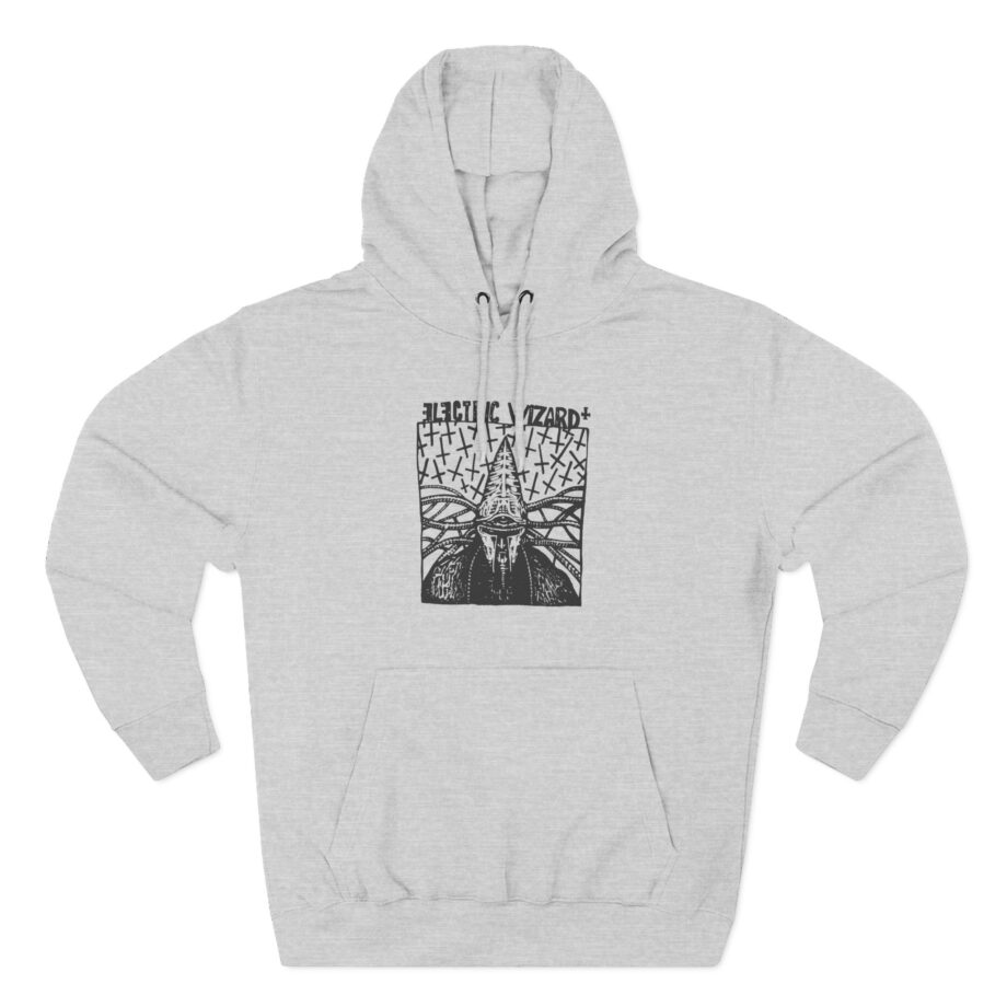 Electric Wizard Doom Sludge Stoner Metal Poster Three-Panel Fleece Hoodie