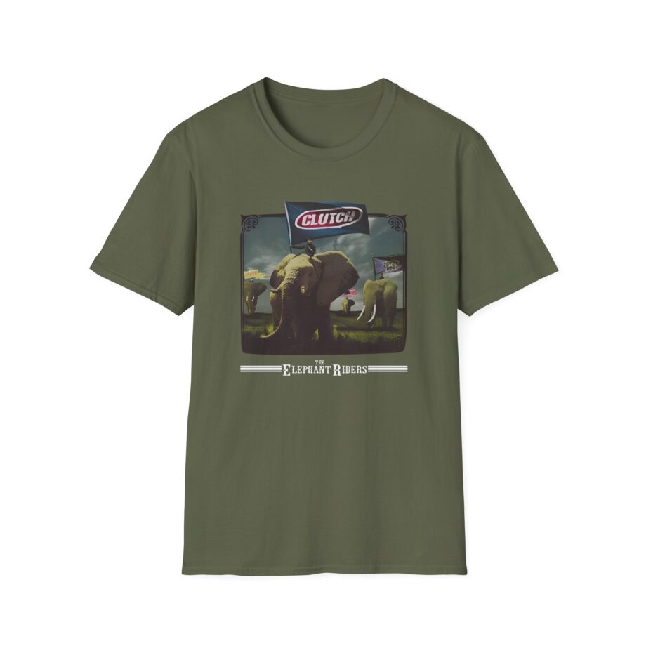 Clutch Elephant Riders Unisex Softstyle T-Shirt