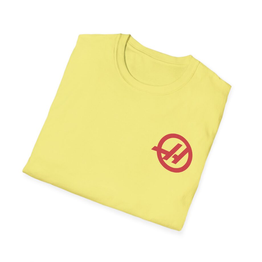Haas F1 Small Logo Unisex Softstyle T-Shirt