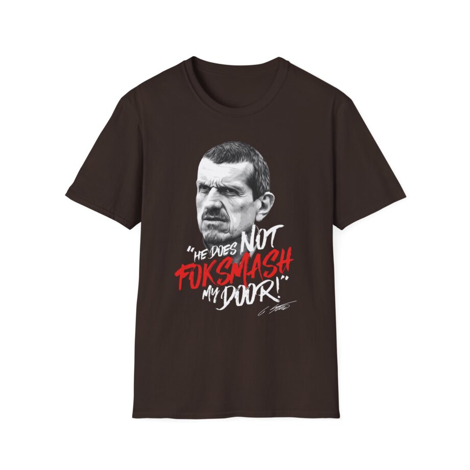Haas F1 Foksmash-face Unisex Softstyle T-Shirt