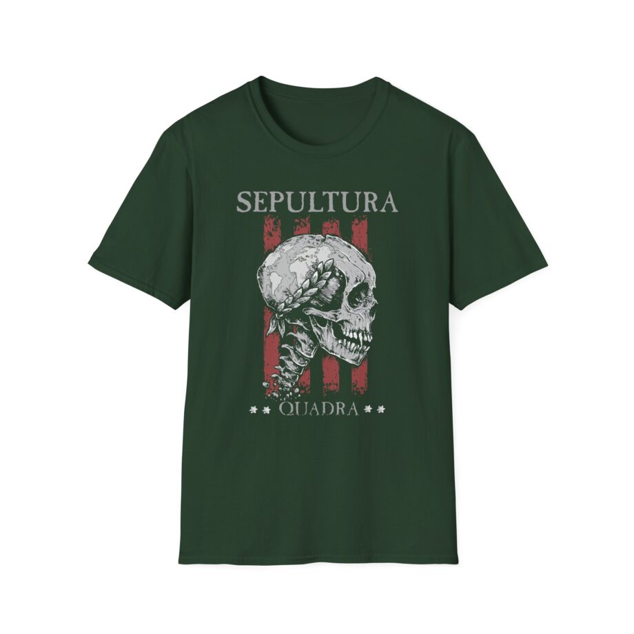 Sepultura Quadra Skull Unisex Softstyle T-shirt