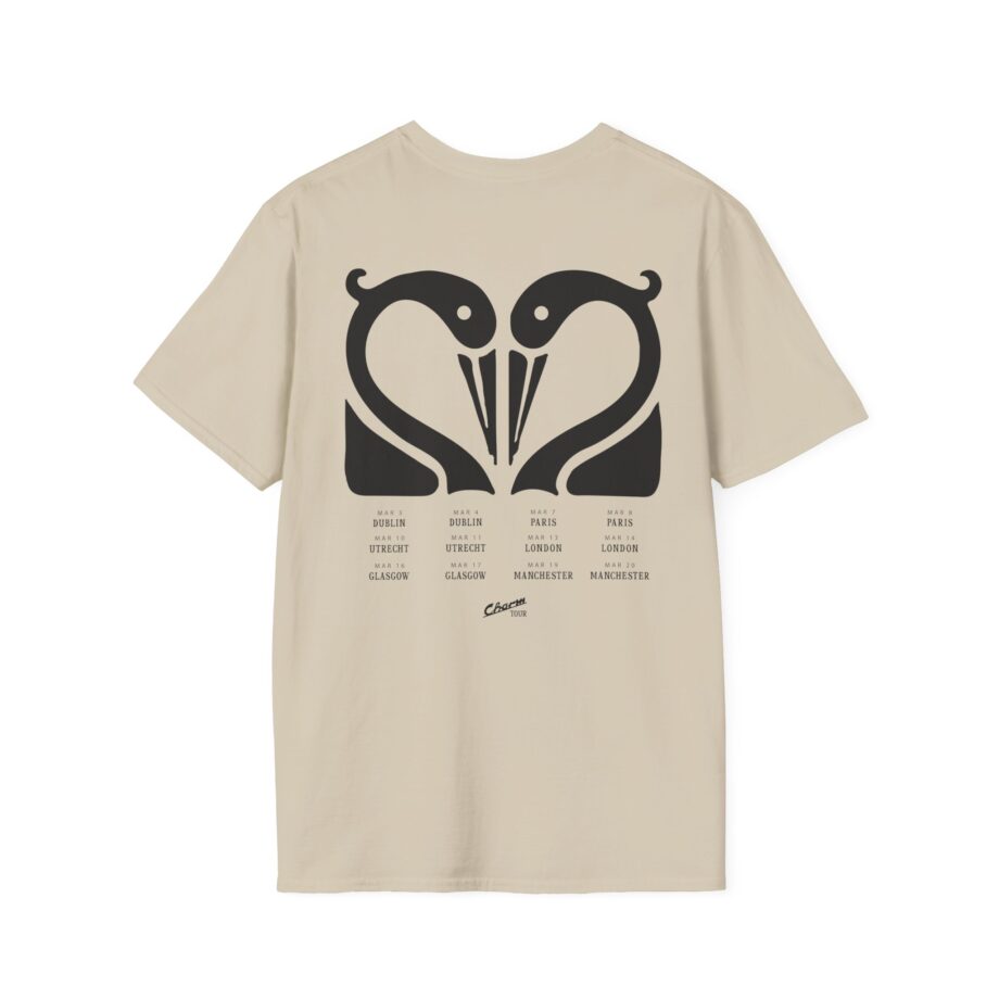 Clairo Charm Swan Europe Tour Unisex Softstyle T-Shirt