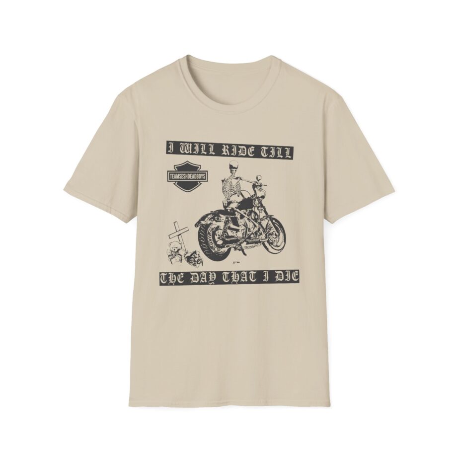 Bones Team Sesh Ride Till I Die Unisex Softstyle T-shirt