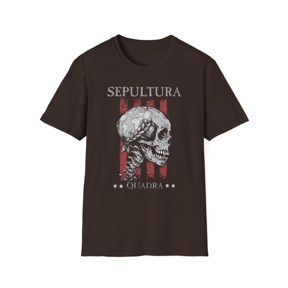 Sepultura Quadra Skull Unisex Softstyle T-shirt