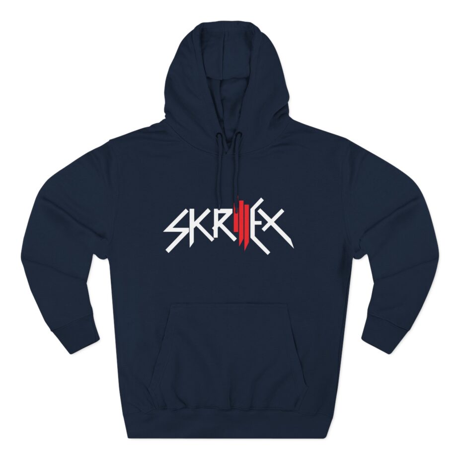 Skrillex Logo Three-Panel Fleece Hoodie