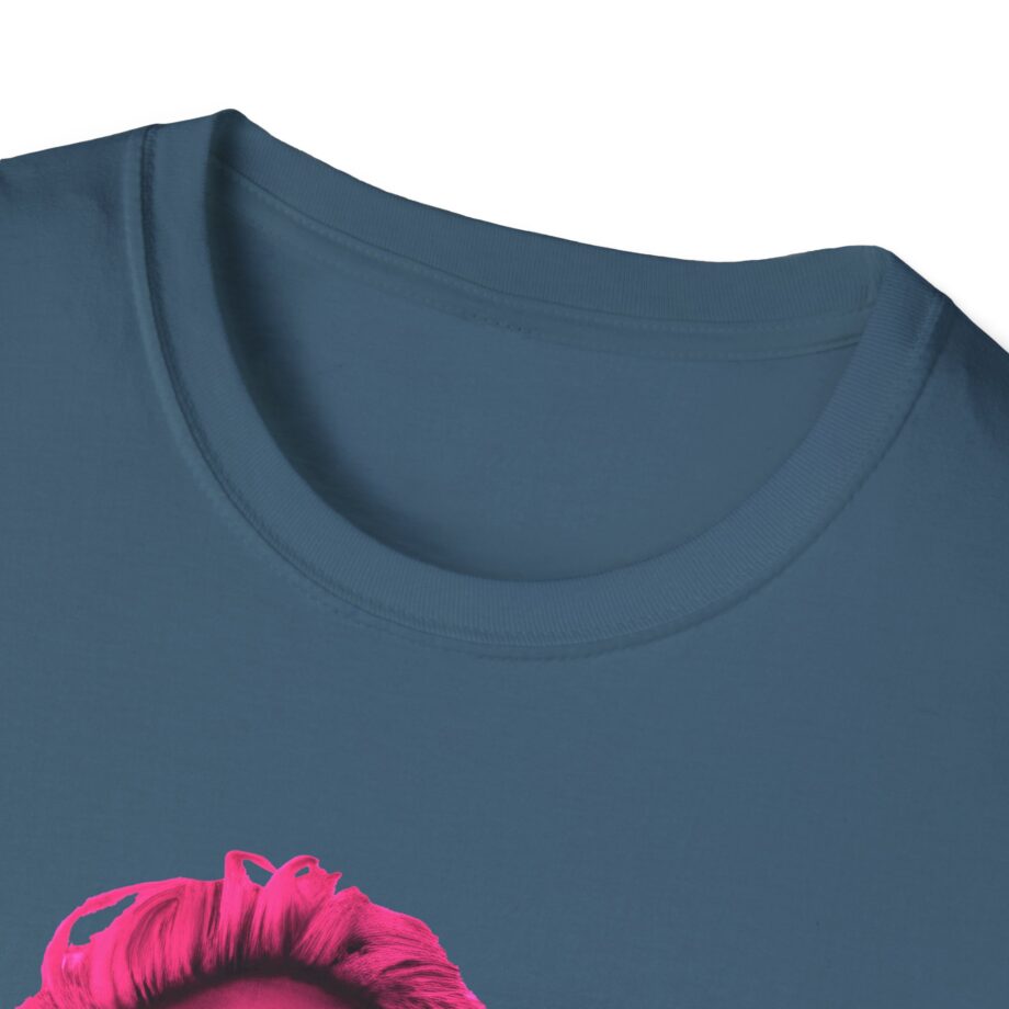 P!nk Silhouette Photo Peach Unisex Softstyle T-Shirt