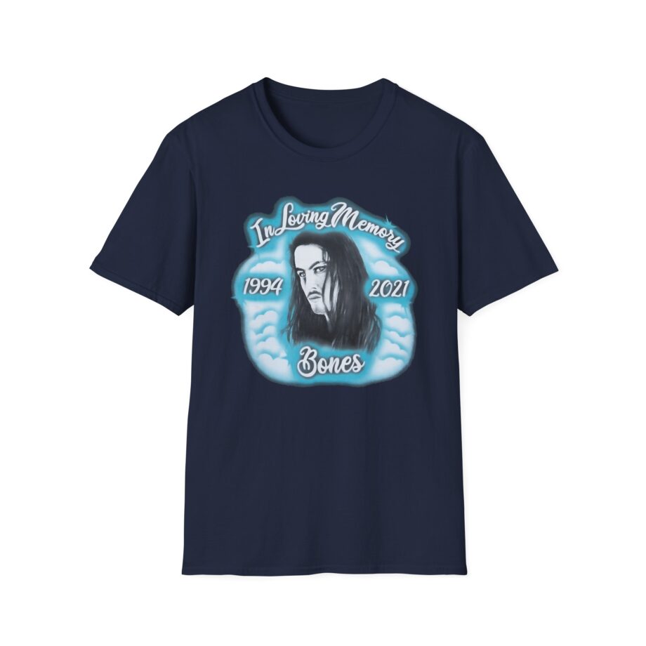 Bones in Loving Memory Unisex Softstyle T-shirt