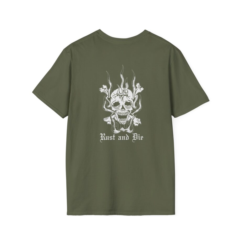 Kublai Khan Rust and Die Unisex Softstyle T-shirt