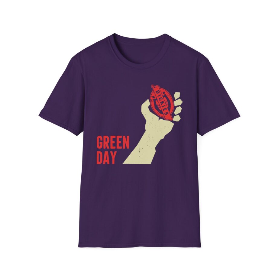 Green Day Dickies Heart Grenade Unisex Softstyle T-shirt