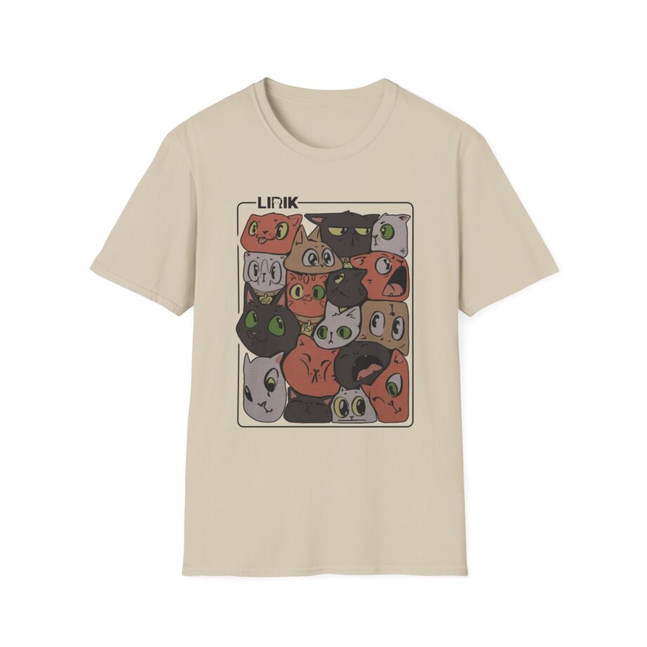 Lirik Squished Cat Jar Unisex Softstyle T-shirt