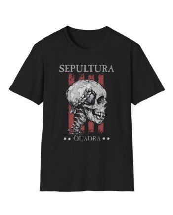 Sepultura Quadra Skull Unisex Softstyle T-shirt
