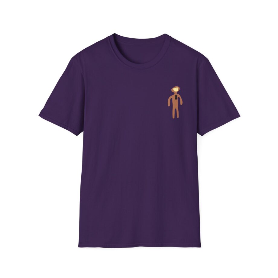 Monke Embroidered  Unisex Softstyle T-Shirt