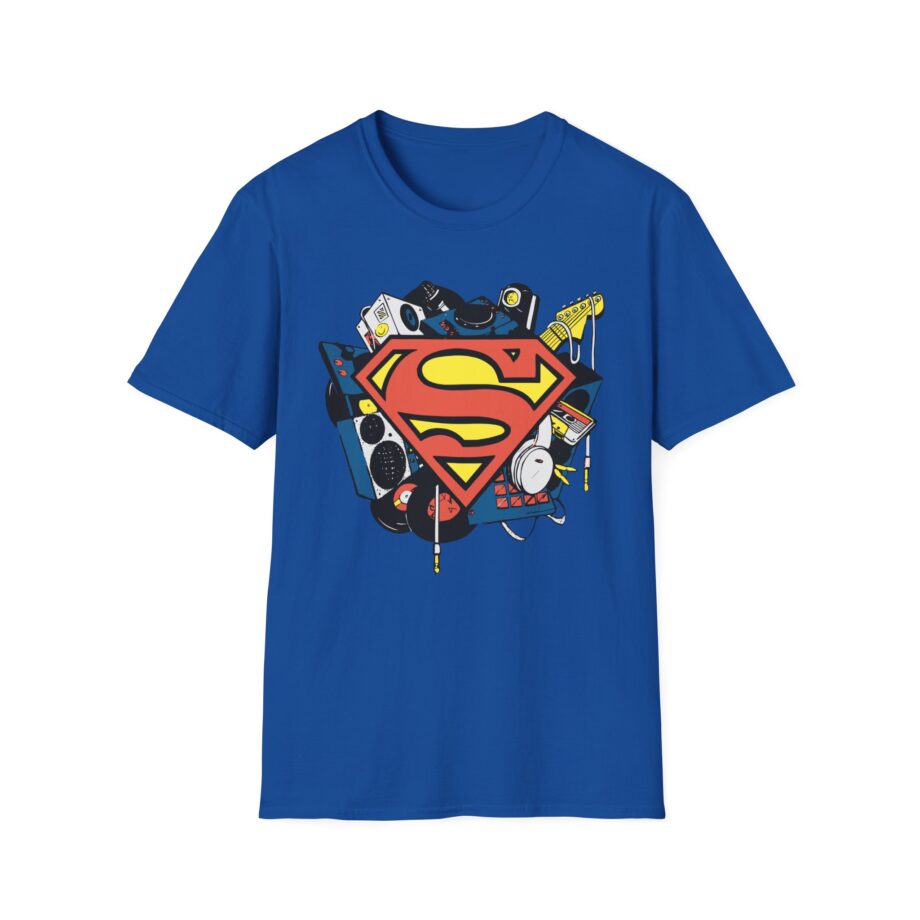 Kaskade X Superman Musician Unisex Softstyle T-shirt