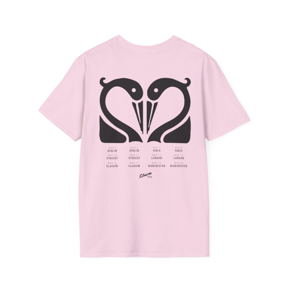 Clairo Charm Swan Europe Tour Unisex Softstyle T-Shirt
