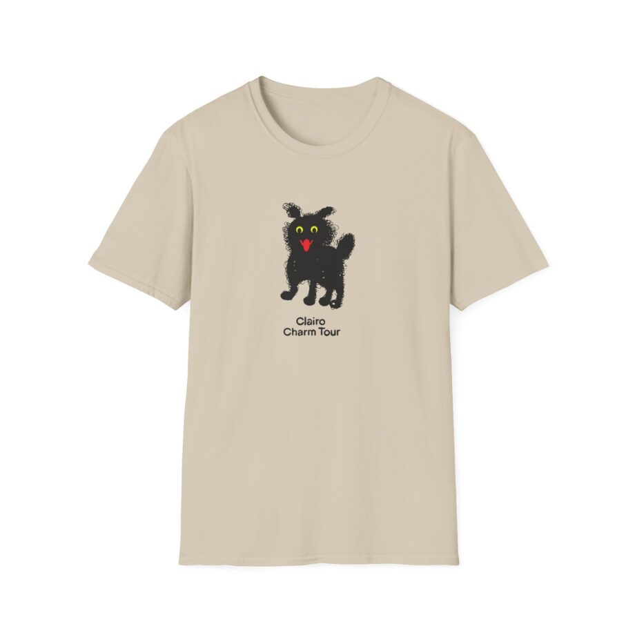 Clairo Charm Fuzzy Cat Tour Unisex Softstyle T-Shirt