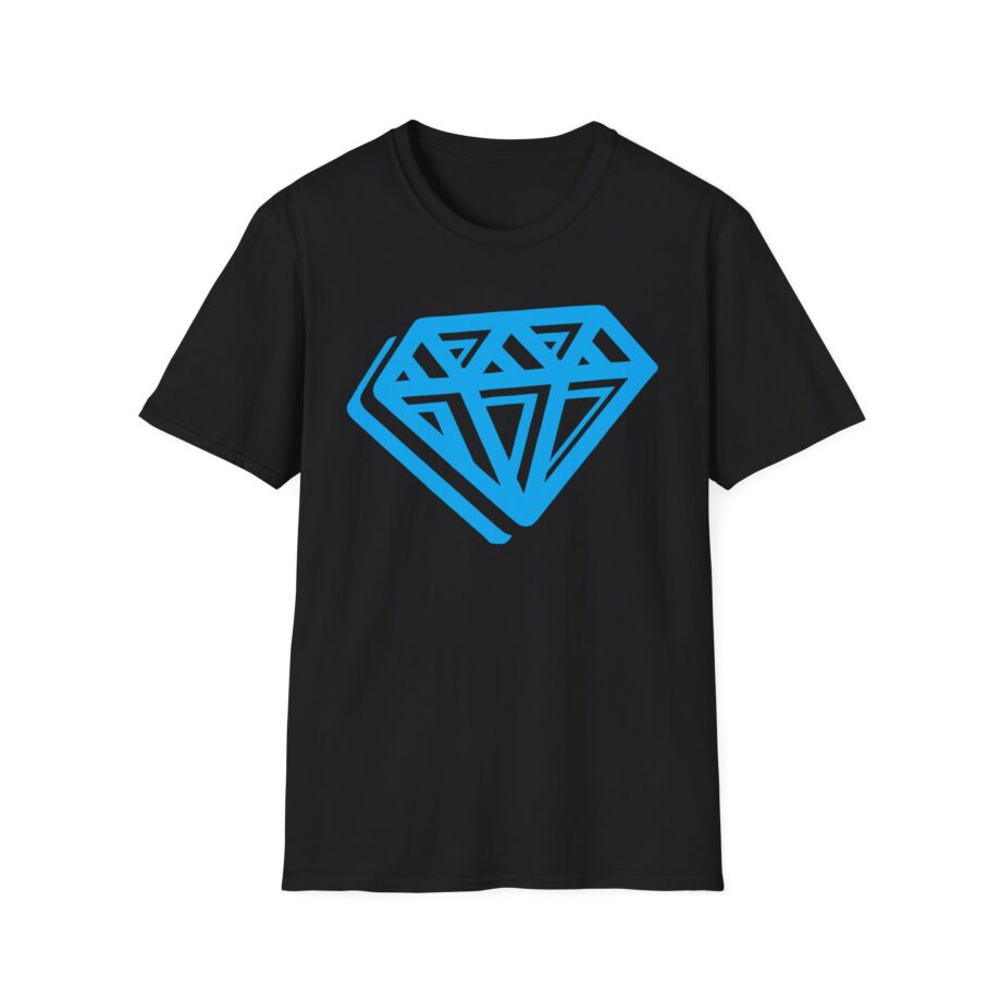 Dan Tdm Graffiti Blue Foil Unisex Softstyle T-shirt