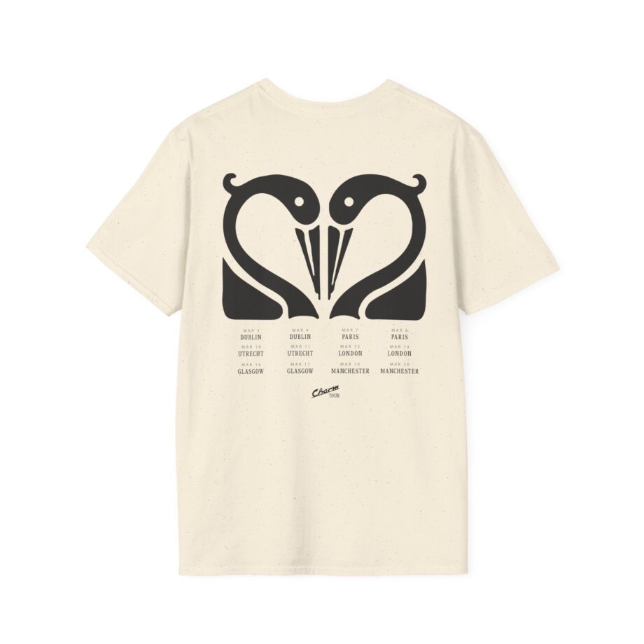 Clairo Charm Swan Europe Tour Unisex Softstyle T-Shirt