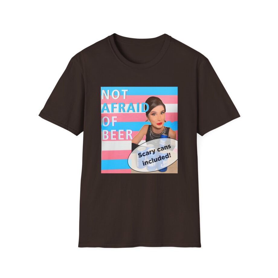 Dylan Mulvaney Not Afraid of Beer Unisex Softstyle T-Shirt