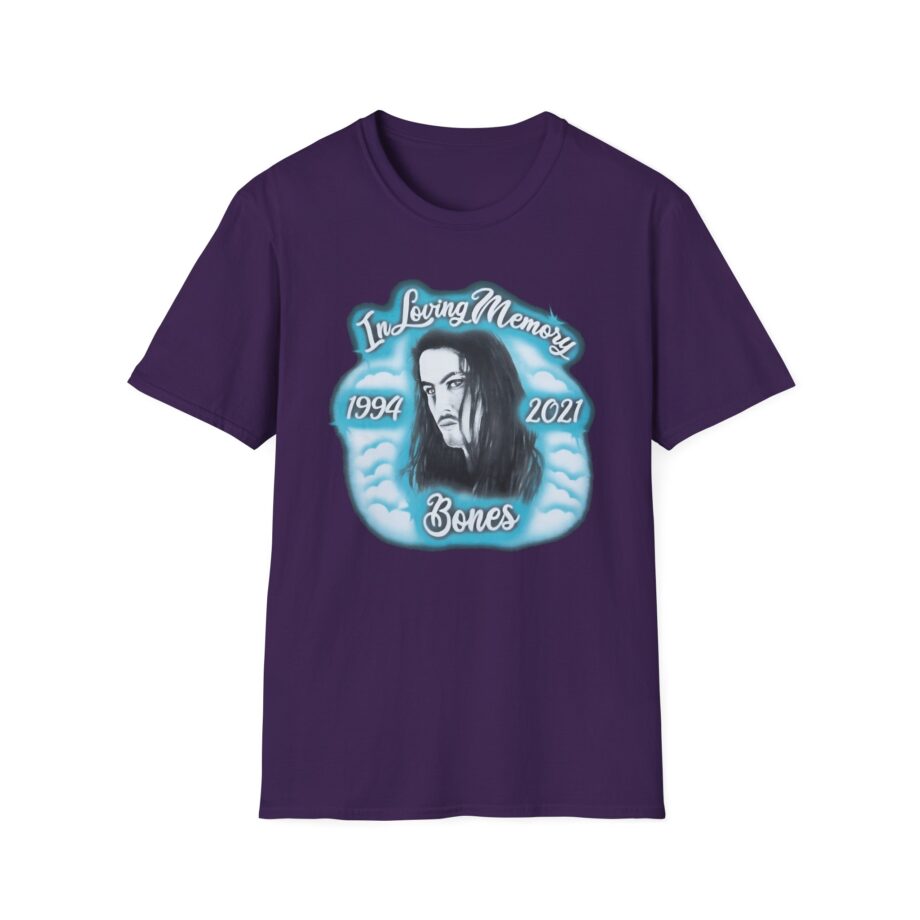 Bones in Loving Memory Unisex Softstyle T-shirt