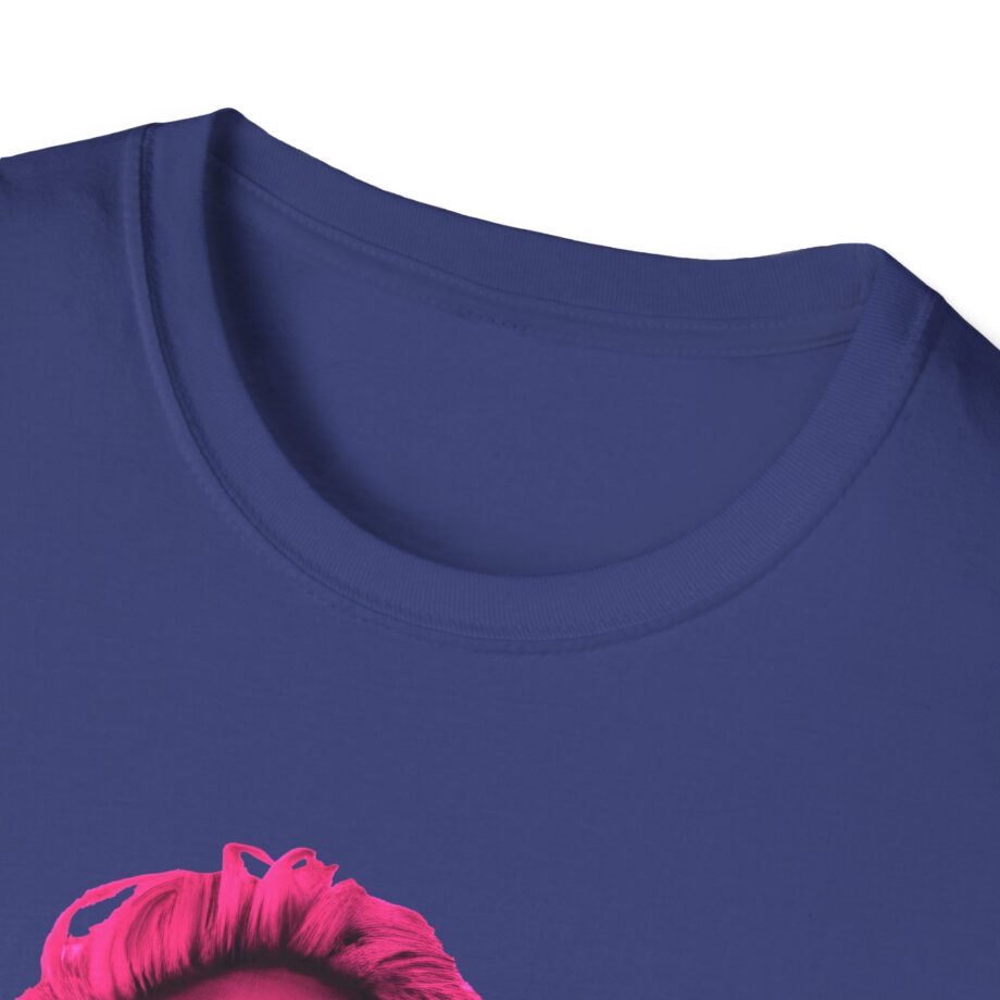 P!nk Silhouette Photo Peach Unisex Softstyle T-Shirt