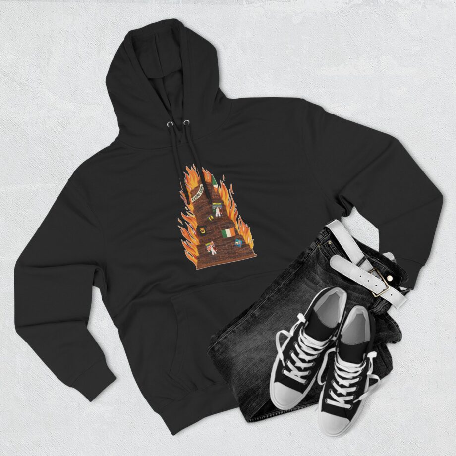 Kneecap Three-Panel Fleece Hoodie