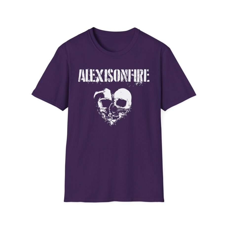 Alexisonfire Barbed Wire Heartskull Unisex Softstyle T-shirt