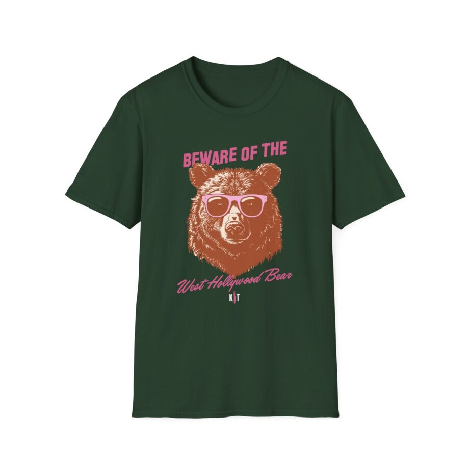 Kill Tony West Hollywood Bear Unisex Softstyle T-Shirt