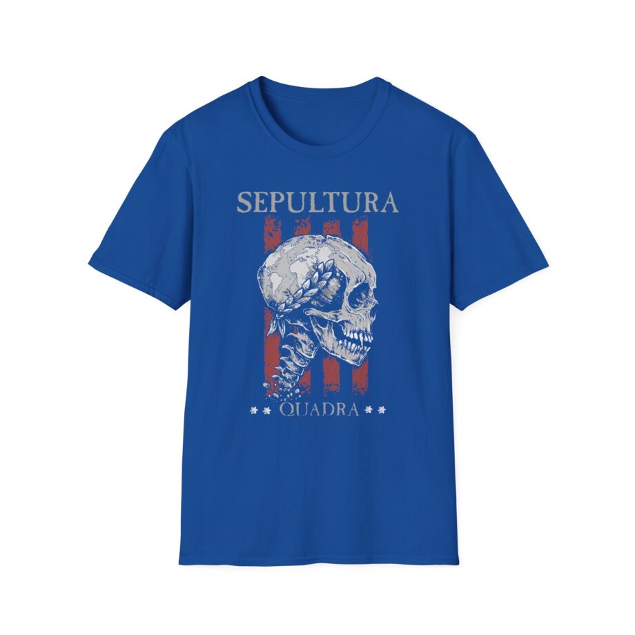 Sepultura Quadra Skull Unisex Softstyle T-shirt