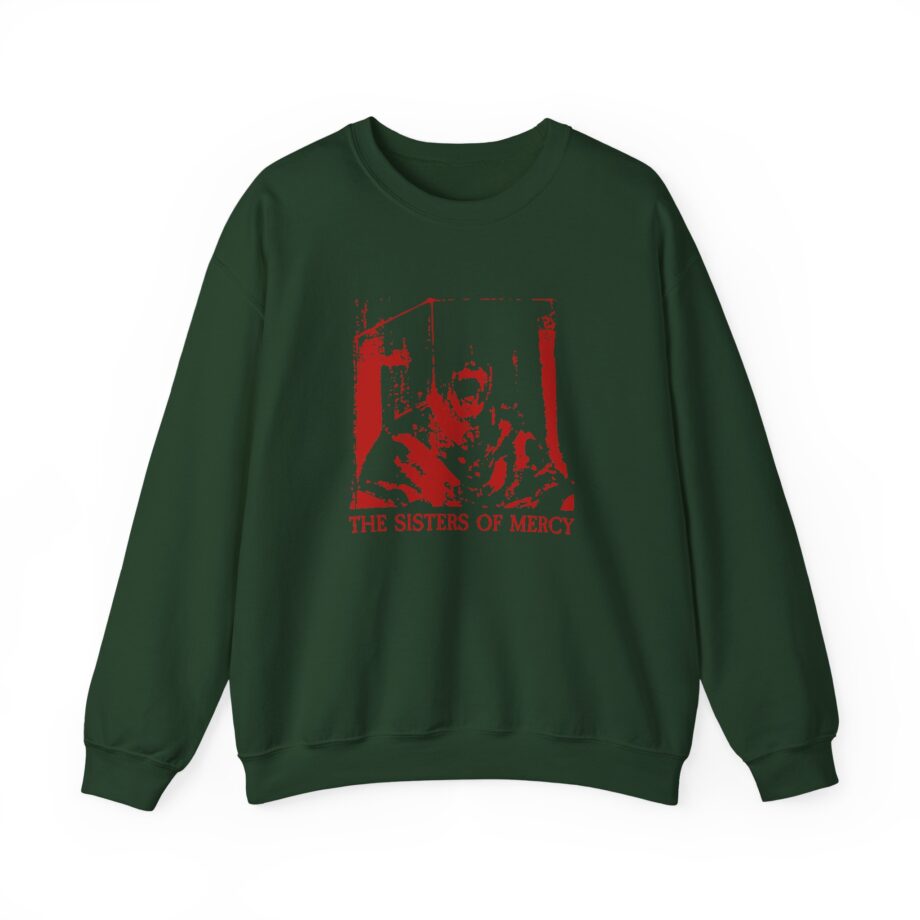 The Sisters Of Mercy Red Scream Unisex Heavy Blend™ Crewneck Sweatshirt
