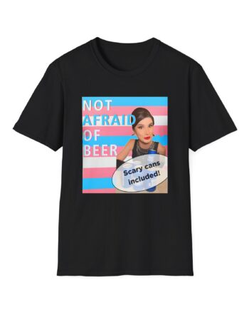 Dylan Mulvaney Not Afraid of Beer Unisex Softstyle T-Shirt