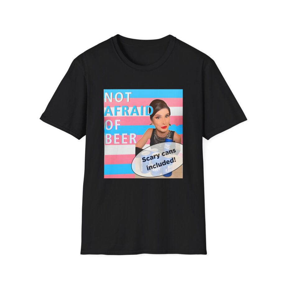 Dylan Mulvaney Not Afraid of Beer Unisex Softstyle T-Shirt