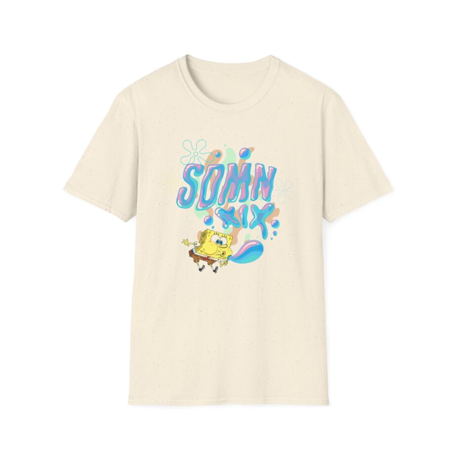 Sidemen Sdmn X Spongebob Bubble Blowing Unisex Softstyle T-Shirt