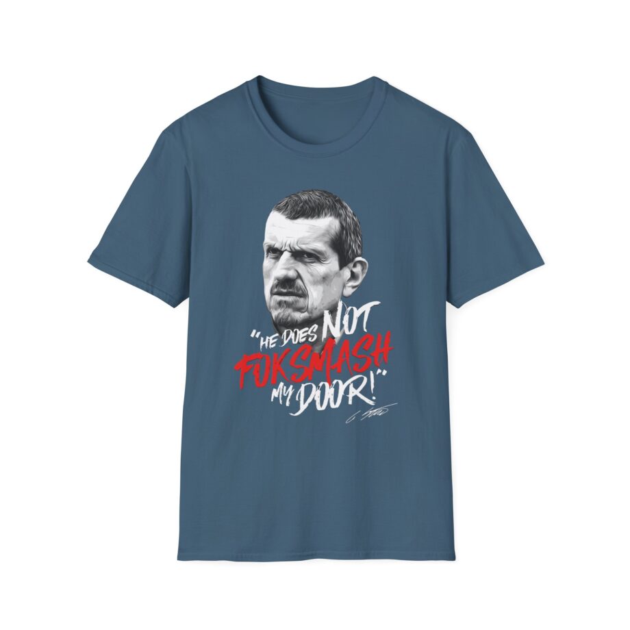 Haas F1 Foksmash-face Unisex Softstyle T-Shirt